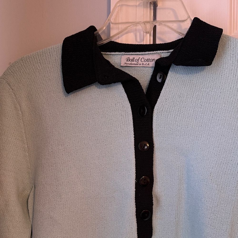 Women’s Sweater Black and Light Blie